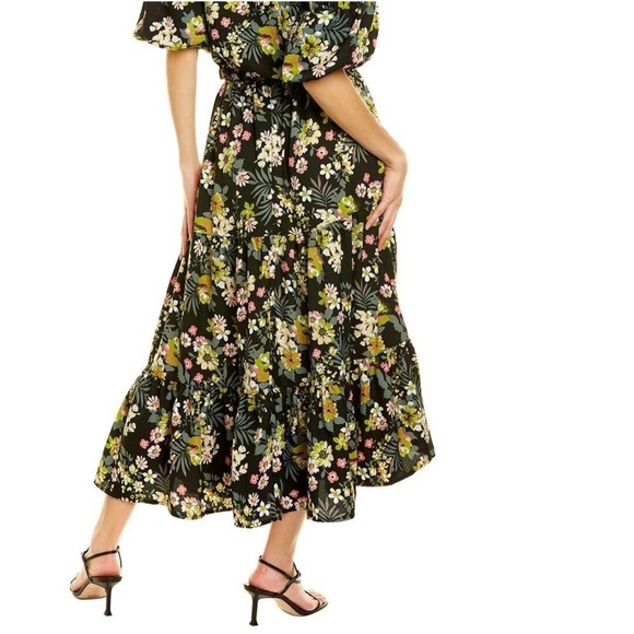 Walter Baker Lucy Midi Skirt Printed Bungalow Bloom Size 8 NWT - Picture 2 of 4